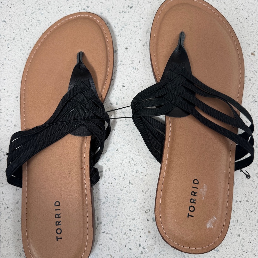 Torrid Black Strappy Sandals for Women